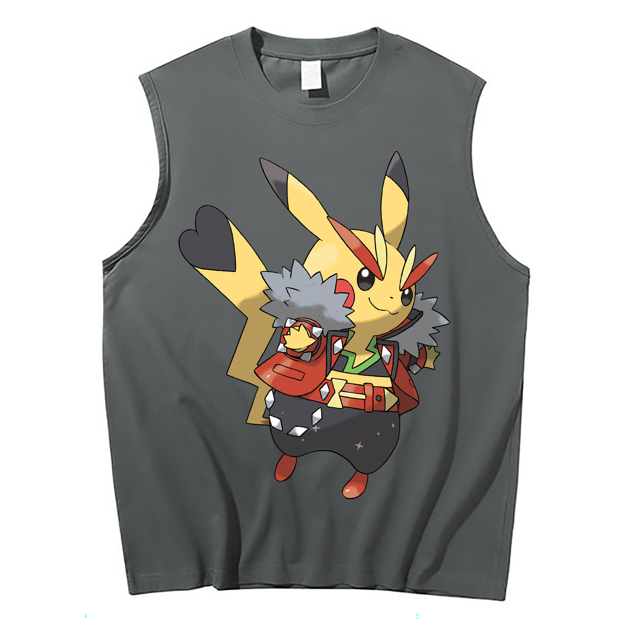 （画像用） ポケットモンスター Pokémon コットン100％タンクトップ（フロントプリント）